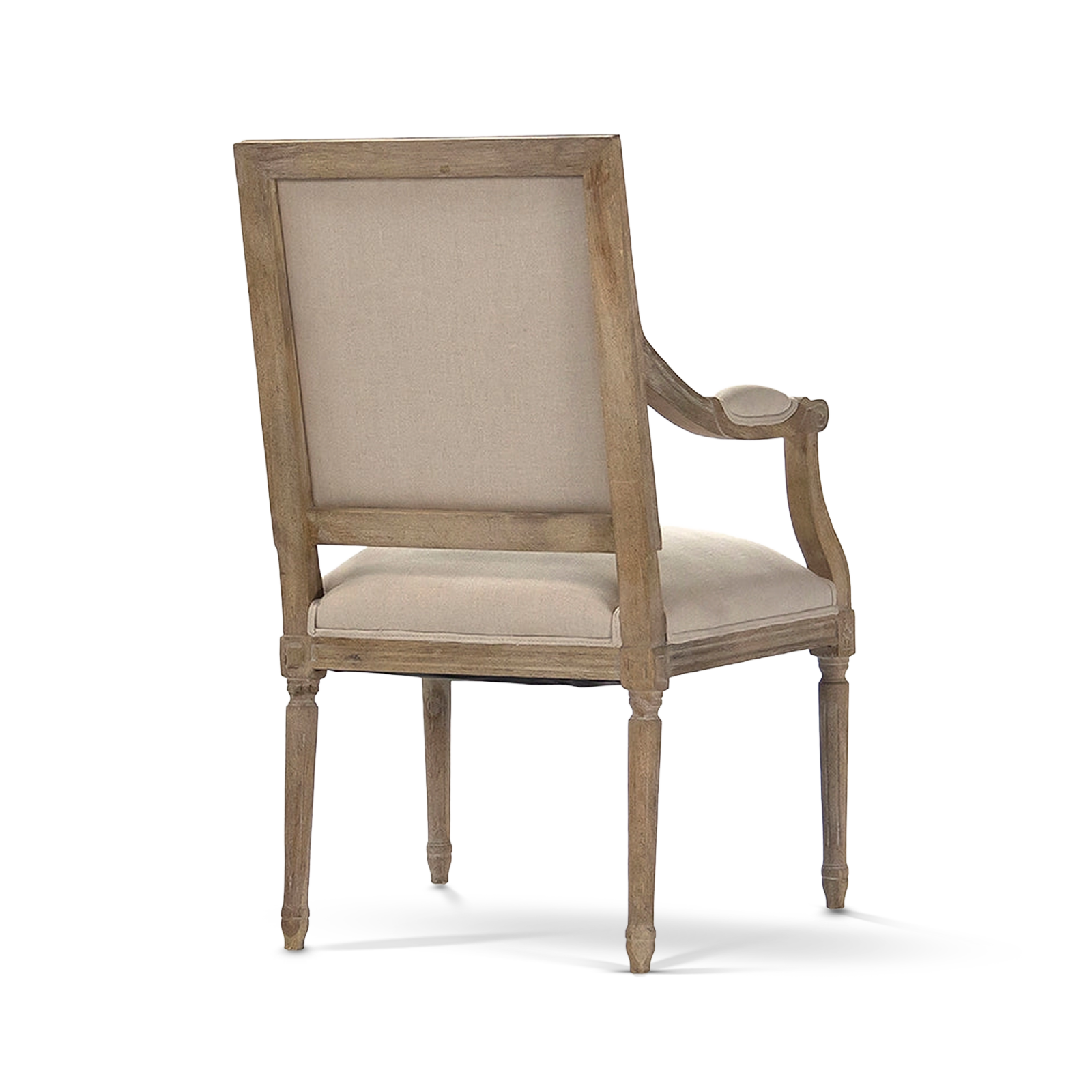 Henry Natural Linen Arm Chair