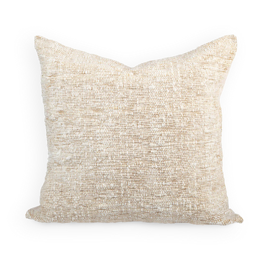 Heritage Loom Throw Pillow - Flax