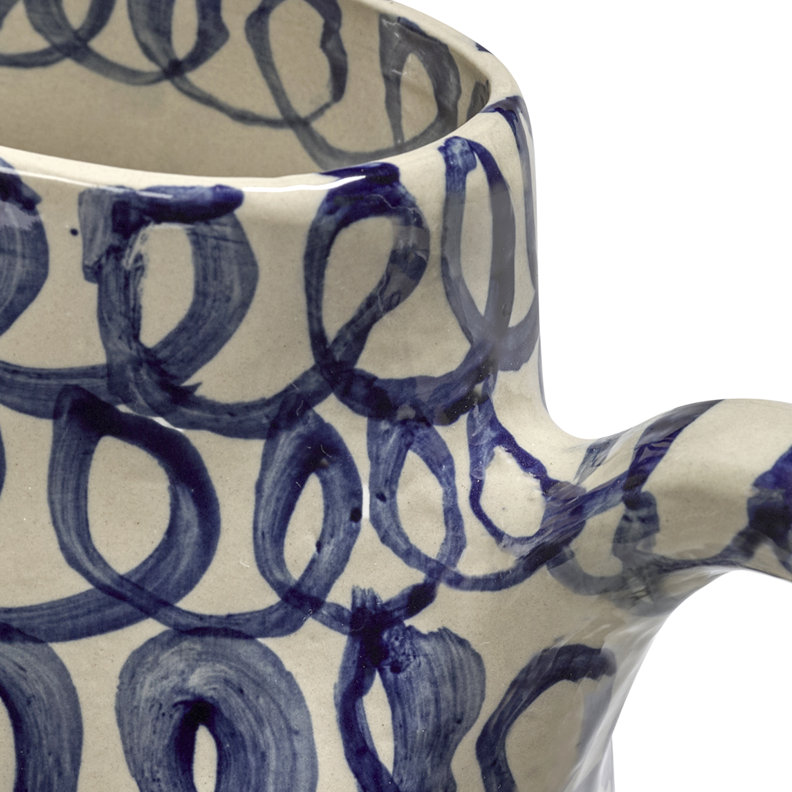 Jug Blue Charly detail