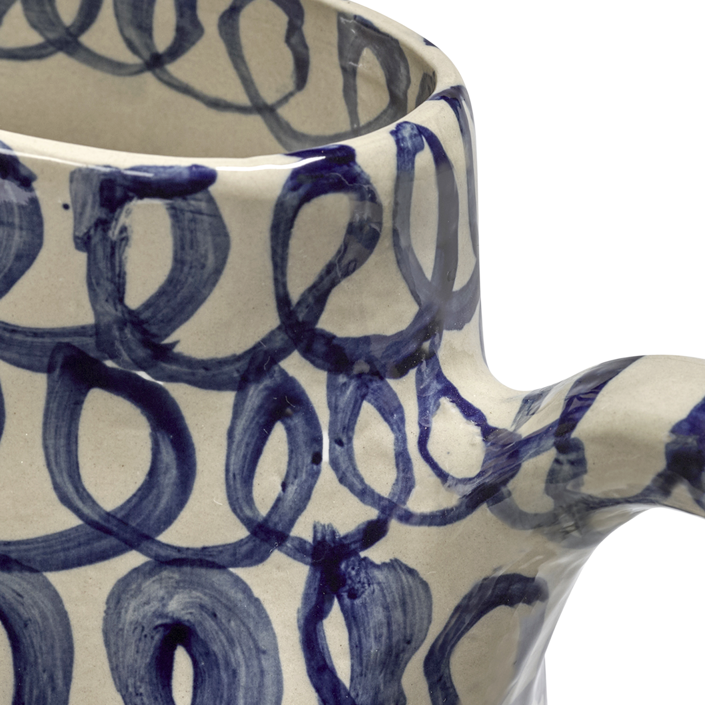 Jug Blue Charly detail