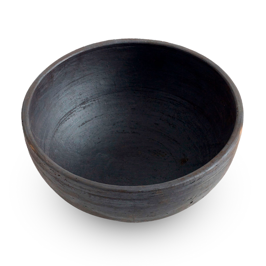 Large Brown Terracotta Bowl Top