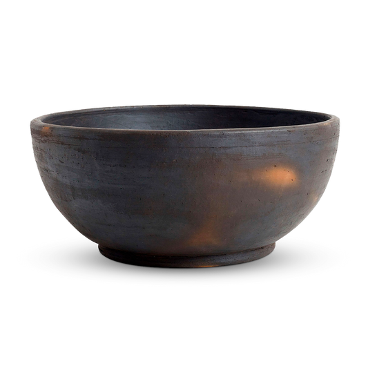 Large Brown Terracotta Bowl