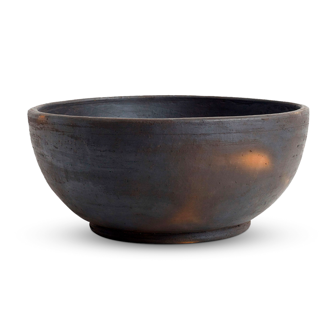 Large Brown Terracotta Bowl