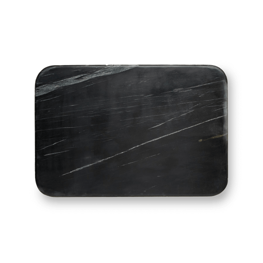 Large Pastry Slab Black Marble