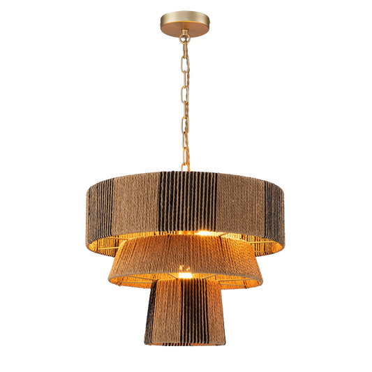 Lindsay Woven Rope Pendant