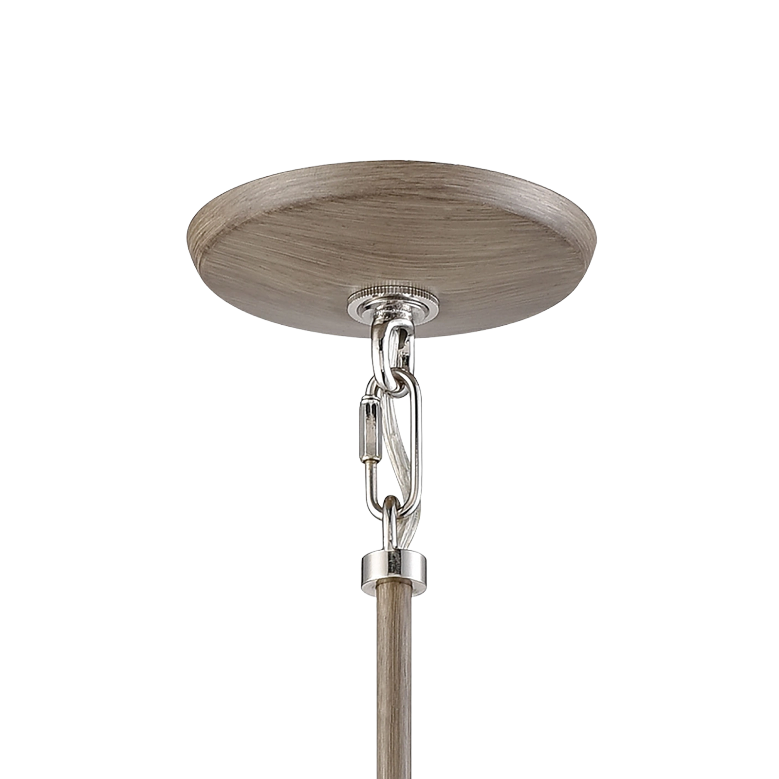 Luke Brushed Metal Hanging Pendant canopy