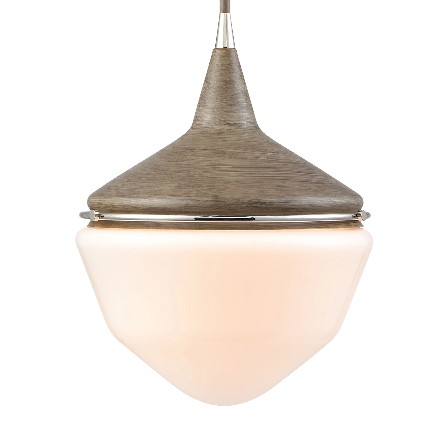 Luke Brushed Metal Hanging Pendant globe