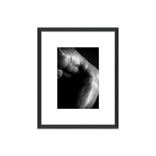 Male Form 3 Photography in Black Wood Frame