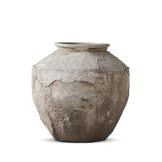 Medium White Clay Water Pot