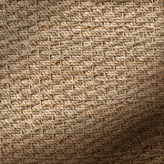 Naples Natural Seagrass Rug double twisted design