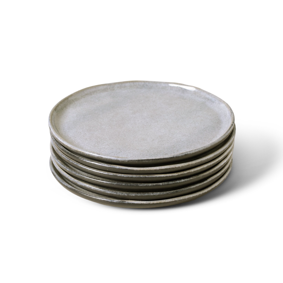 Organic Dessert Plate White Pepper