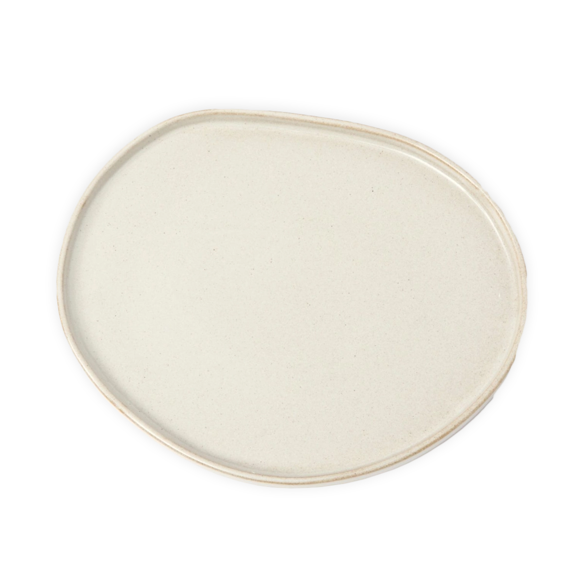 Organic Lunch Plate Off White