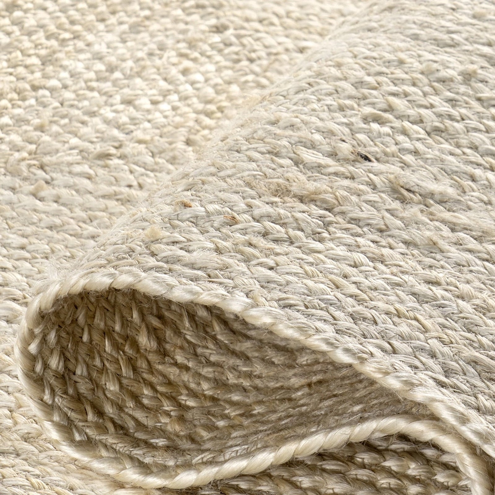 Palm Beach Tiled Sand Jute Rug detail