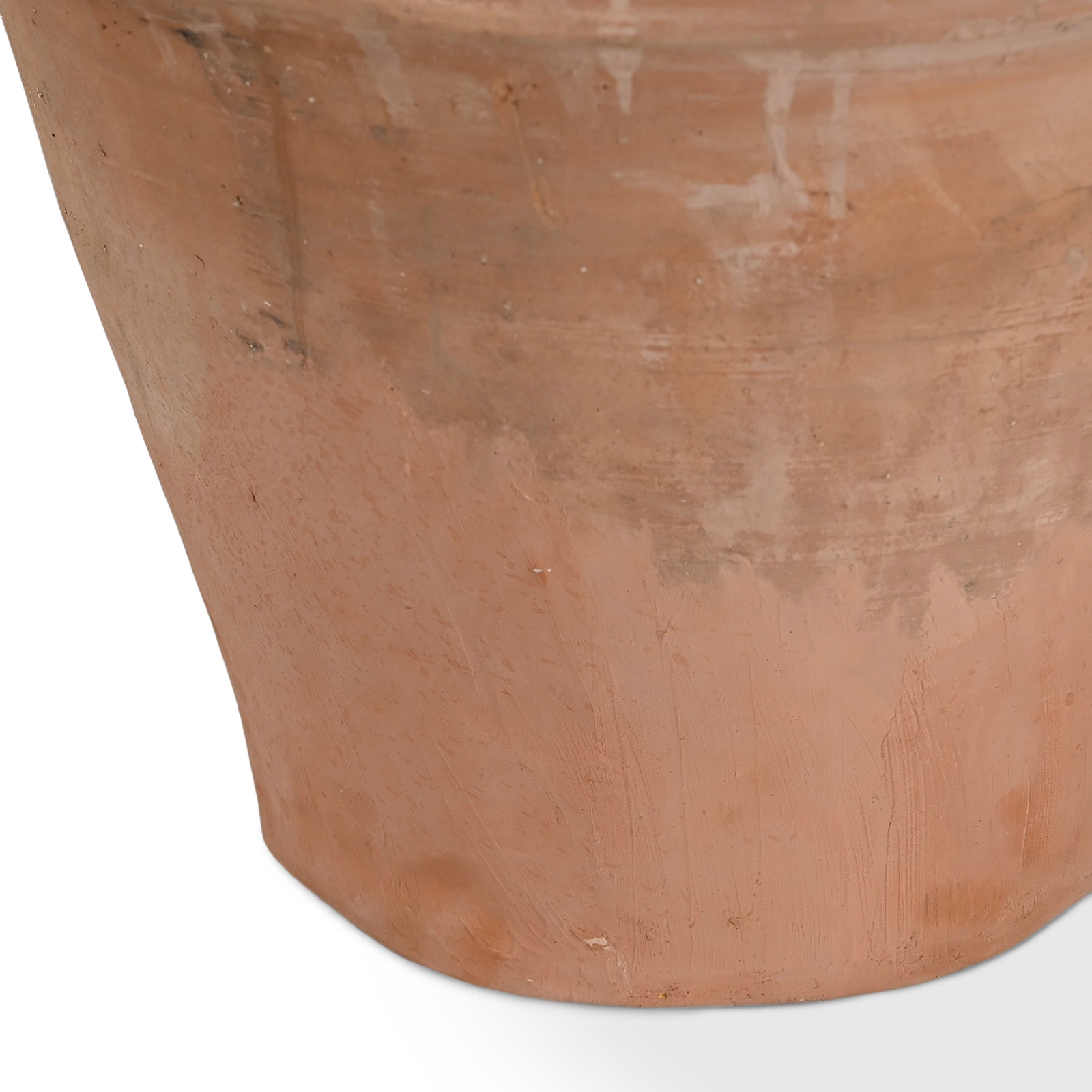 Ridged Natural Terracotta Urn bottom