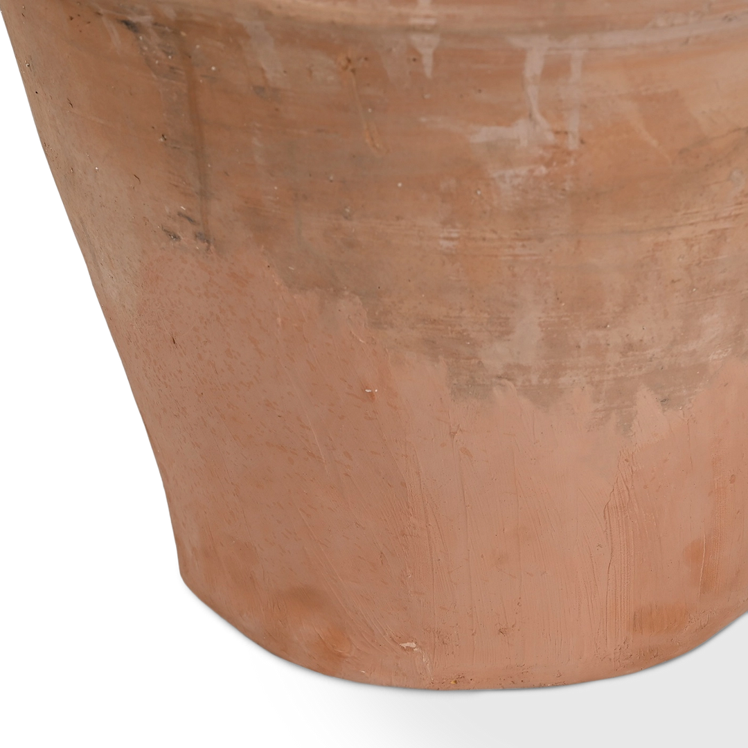 Ridged Natural Terracotta Urn bottom