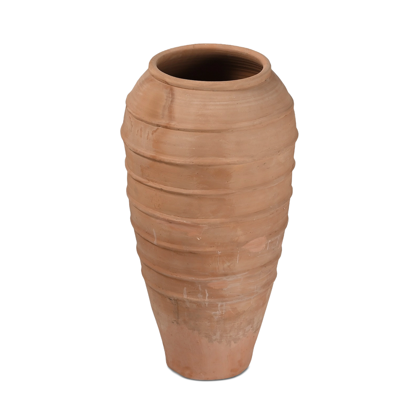 Ridged Natural Terracotta Urn
