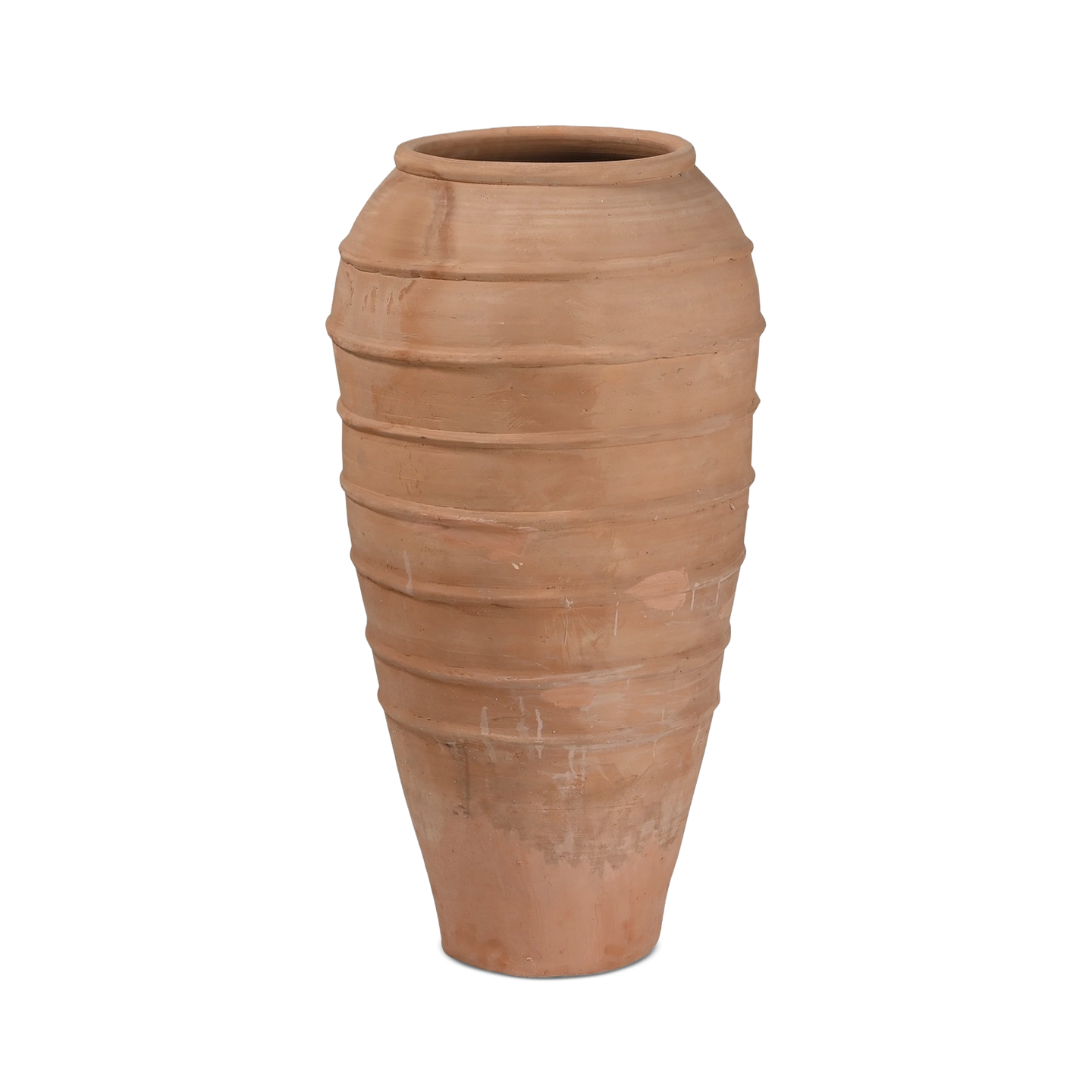 Ridged Natural Terracotta Urn
