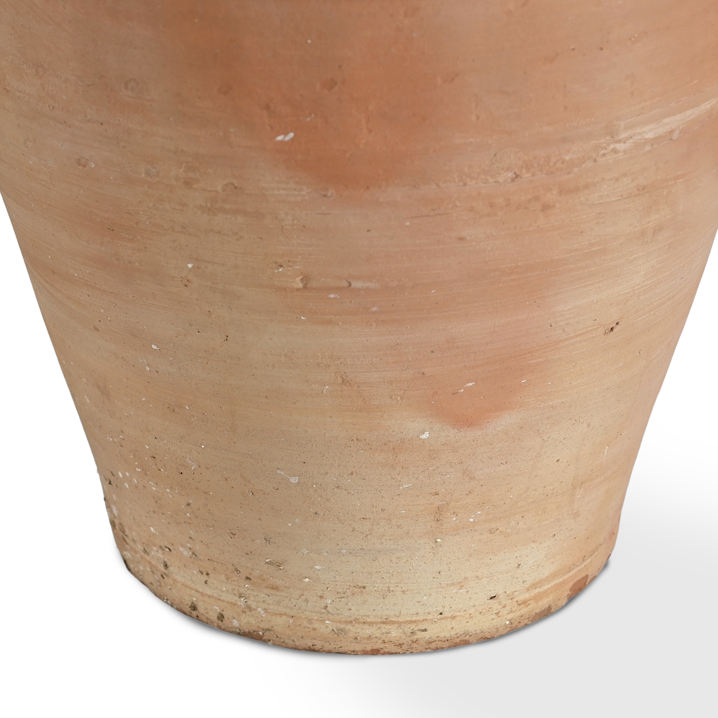 Ridged Short Terracotta Urn base