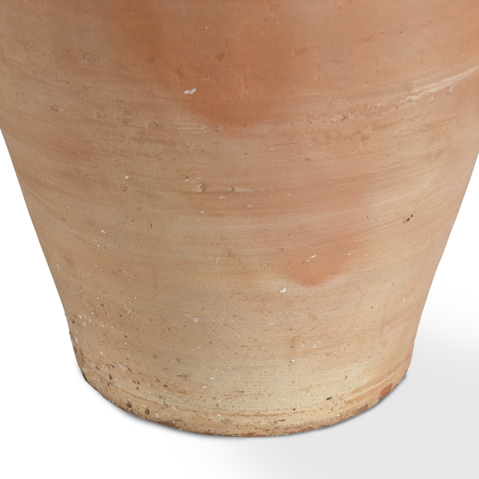 Ridged Short Terracotta Urn base