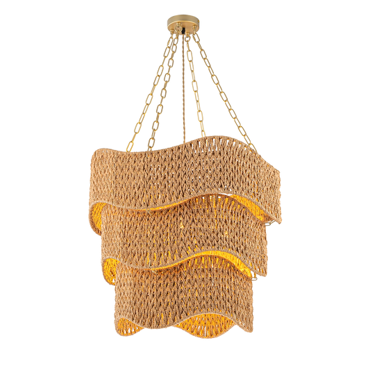 Sara Three Tiered Braided Chandelier