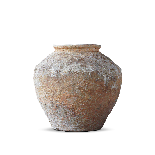 Small Brown Clay Water Pot