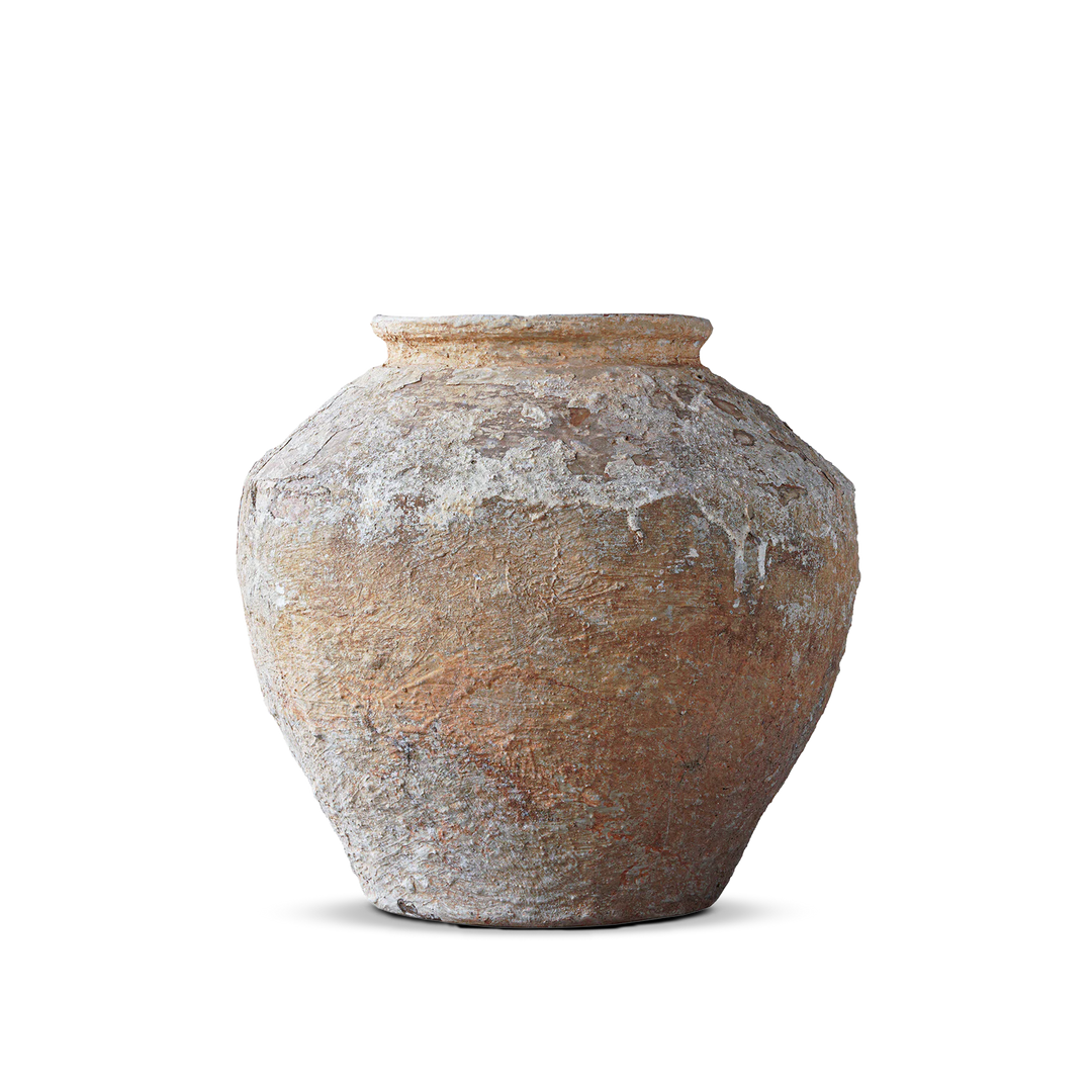 Small Brown Clay Water Pot