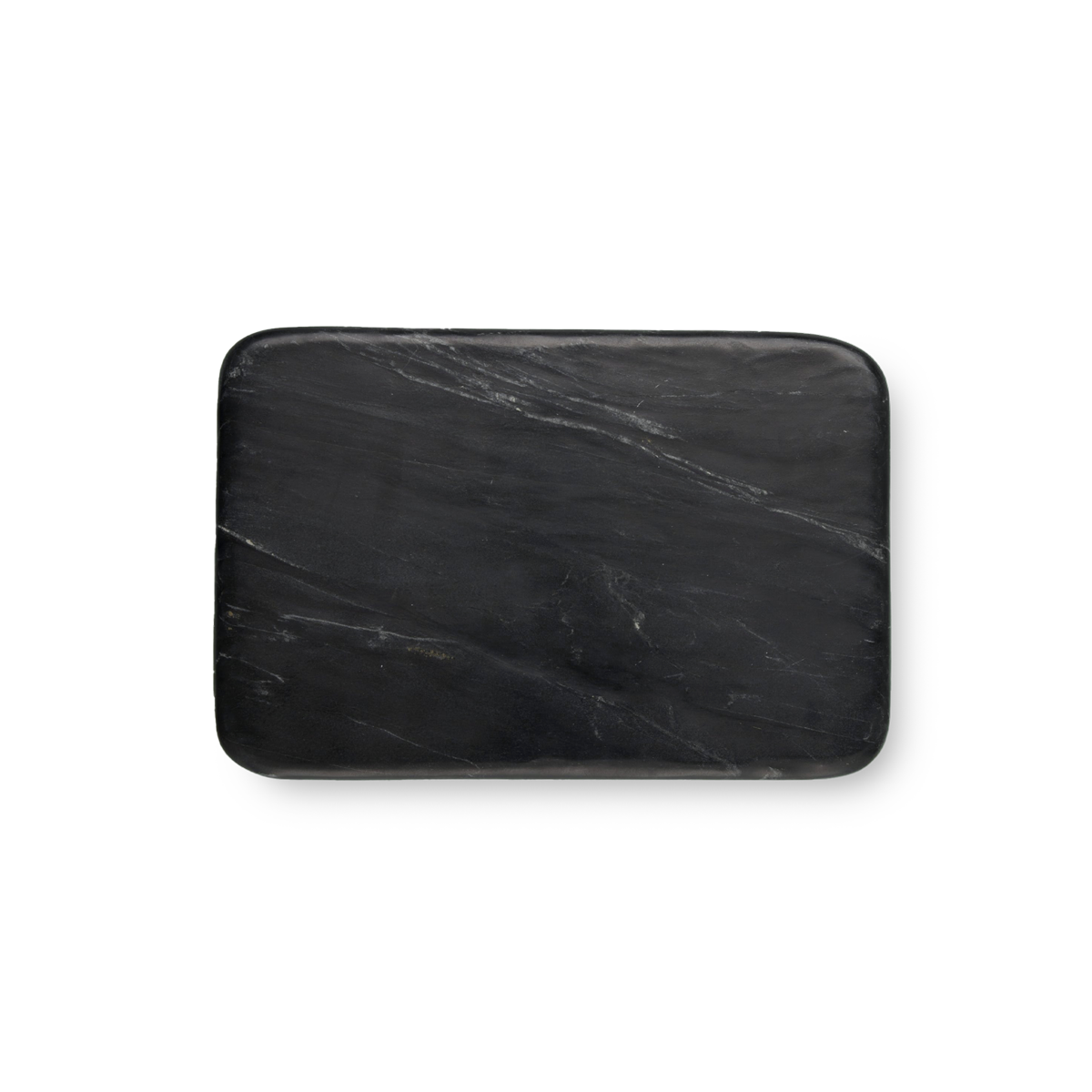 Small Pastry Slab Black Marble