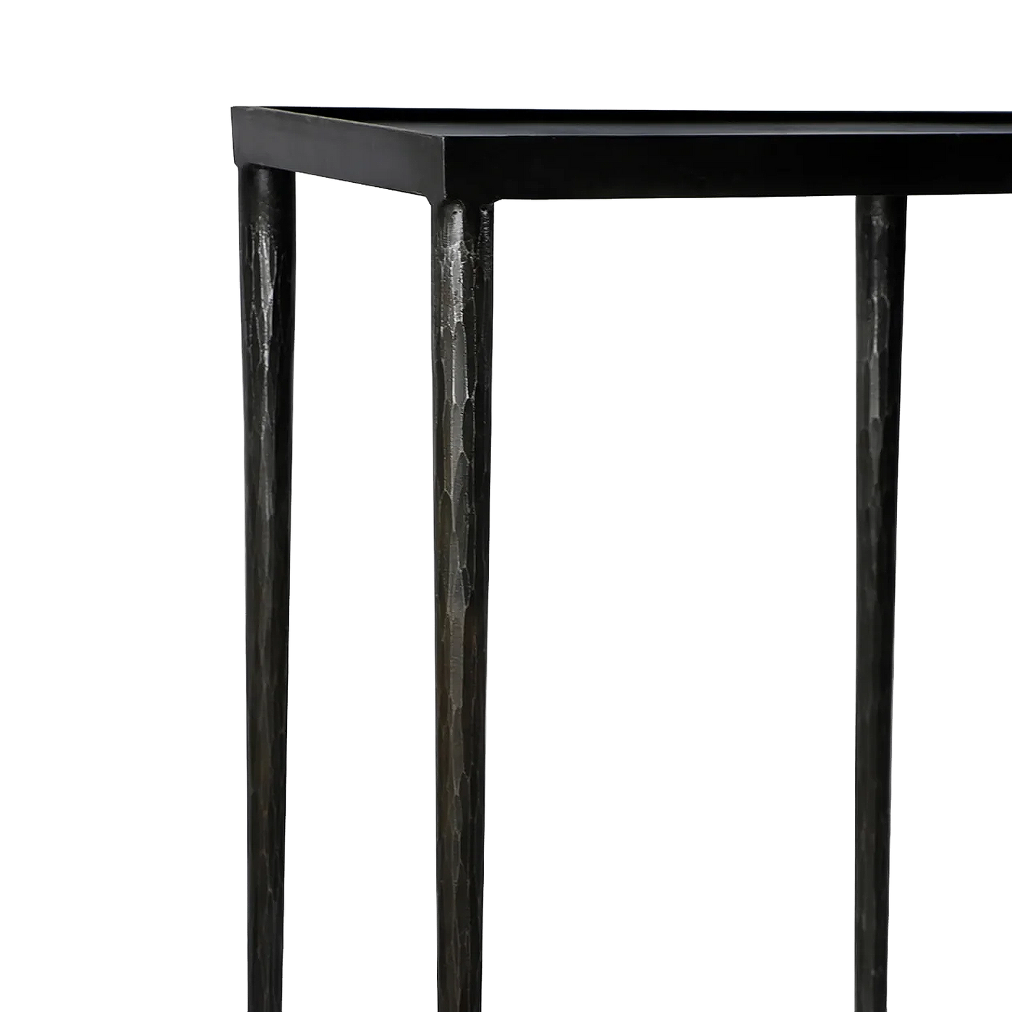 Steven Console Table hand-hammered legs