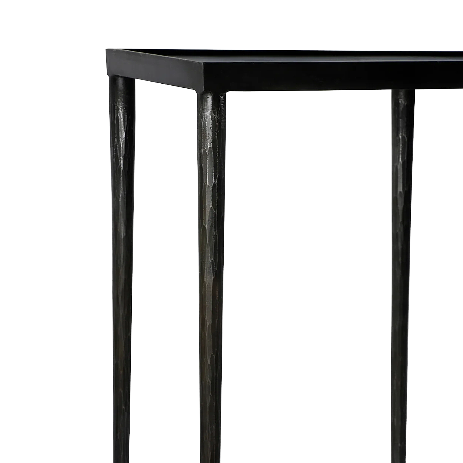 Steven Console Table hand-hammered legs