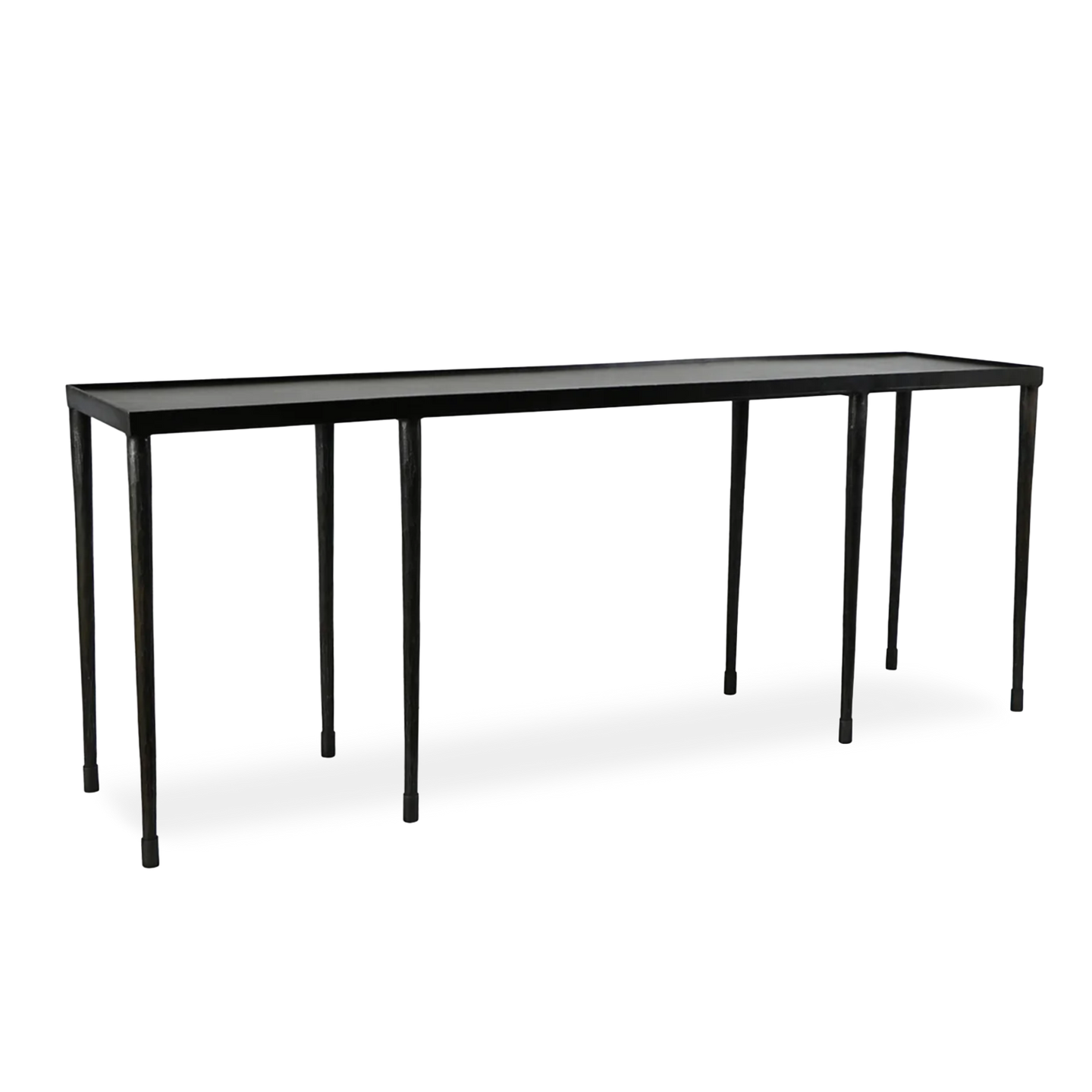 Steven Console Table hand-hammered legs