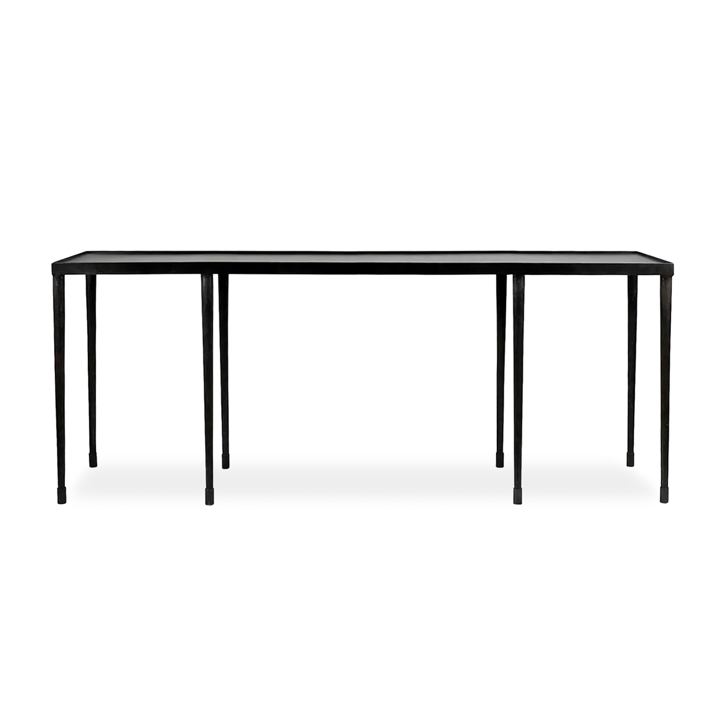 Steven Console Table hand-hammered legs