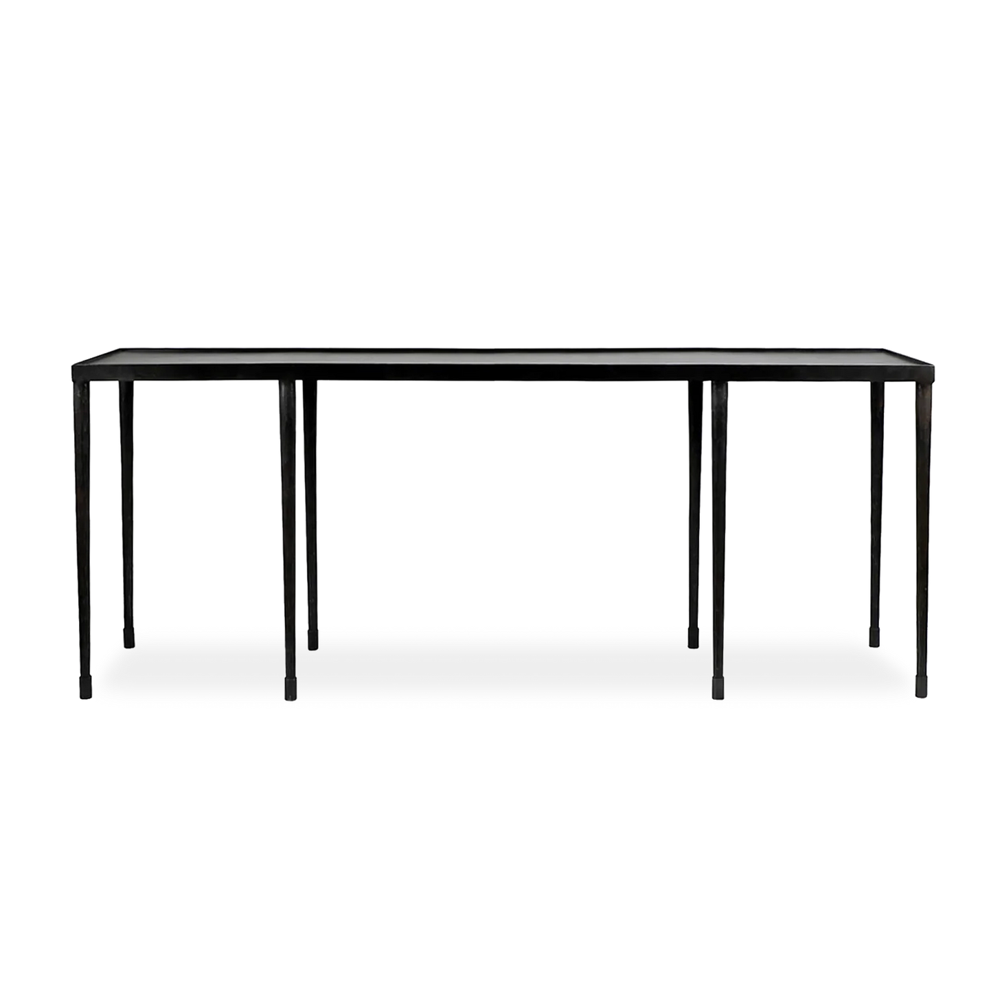 Steven Console Table hand-hammered legs