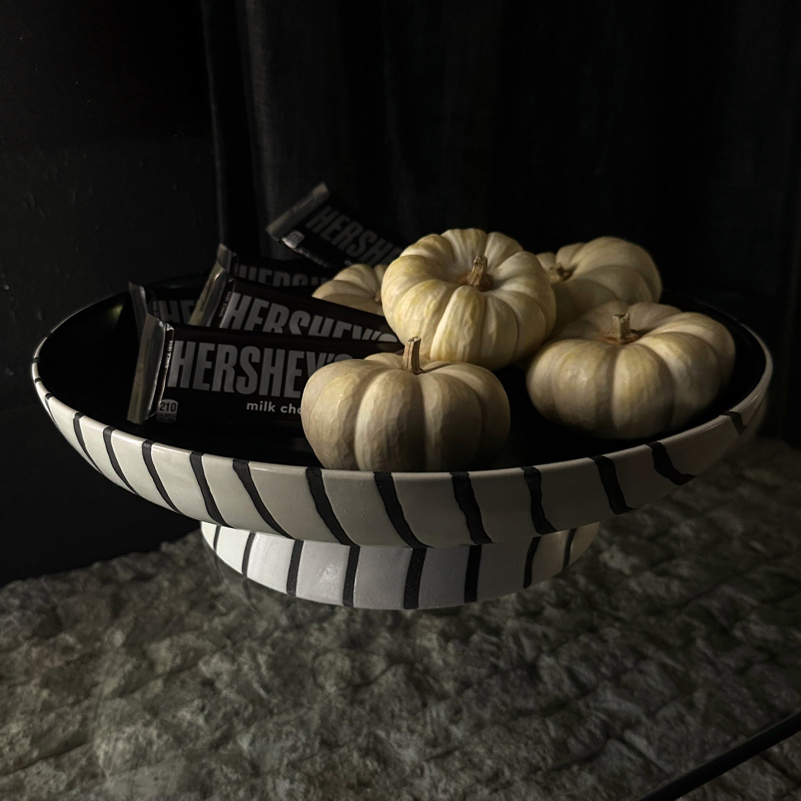 Striped Stone Bowl