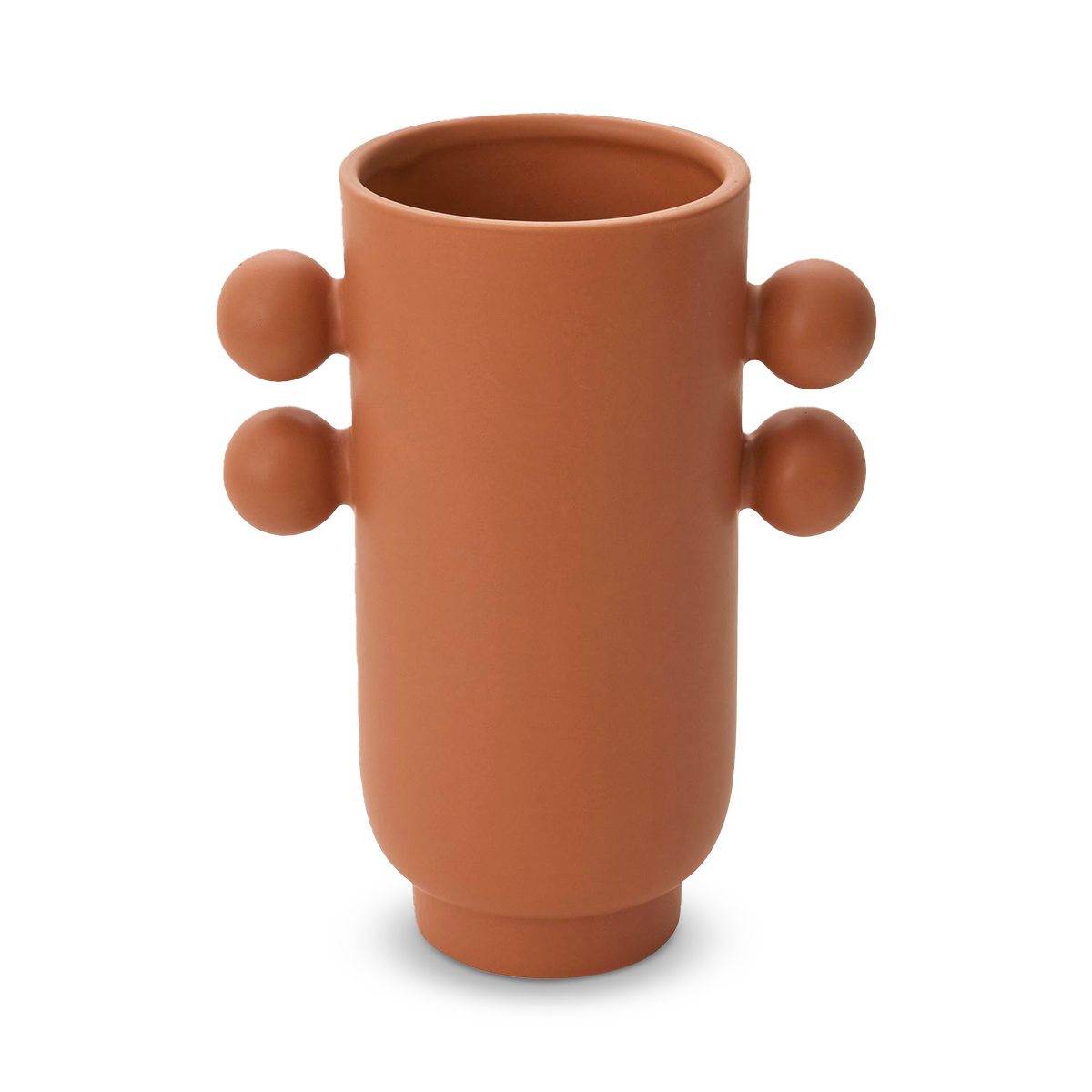 Terracotta Spheres Vase