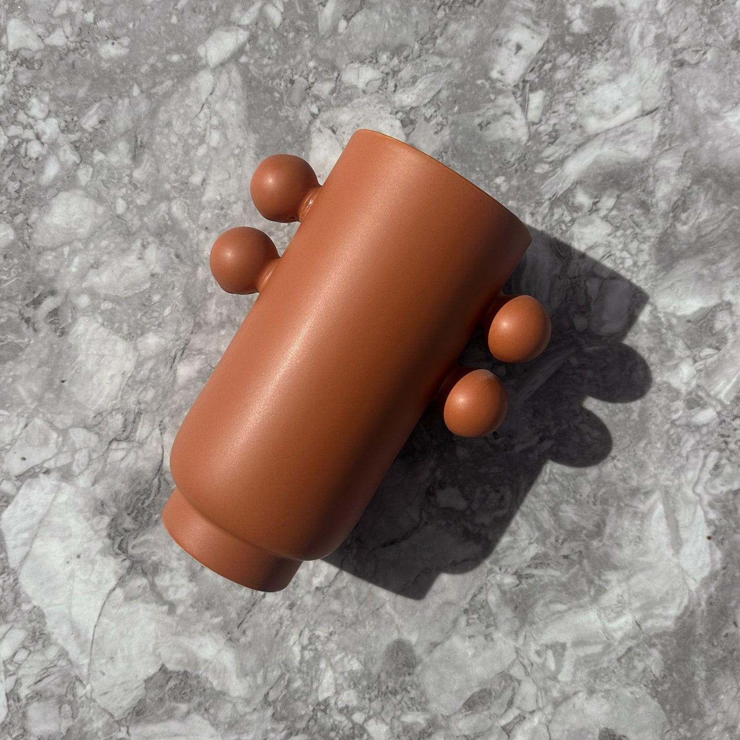 Terracotta Spheres Vase