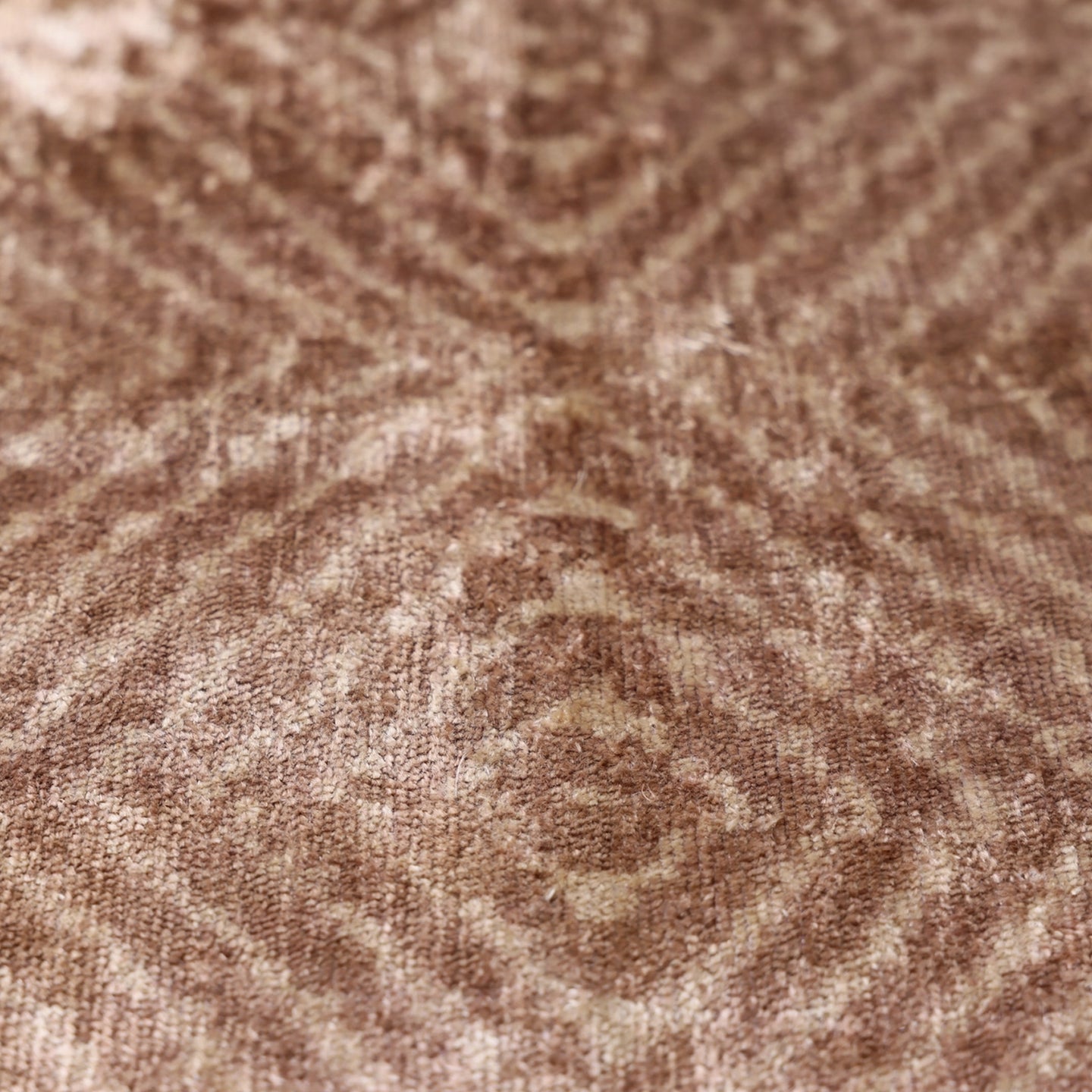 Tommy Hand Knotted Silk Pillow toffee brown