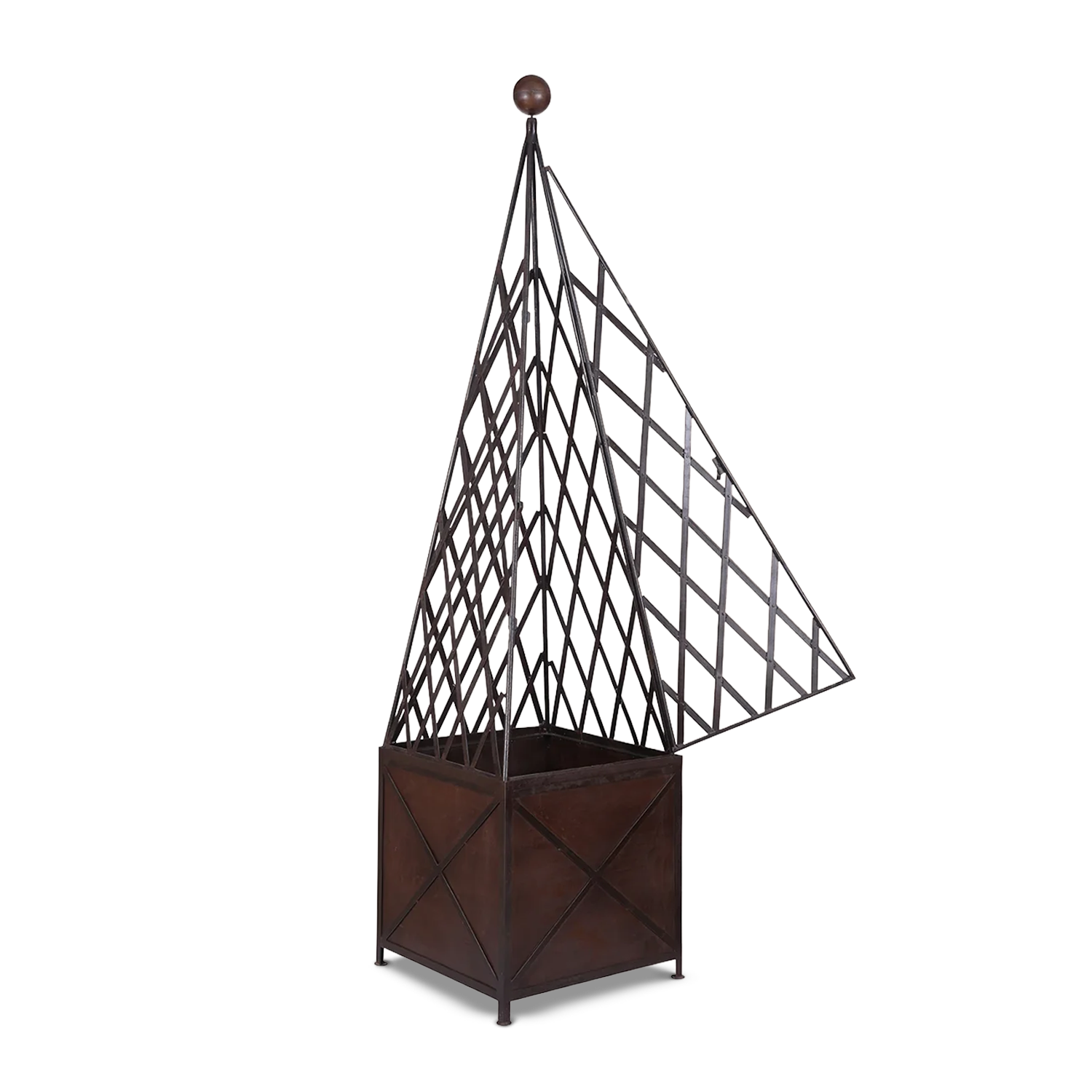 Trellis Obelisk open door