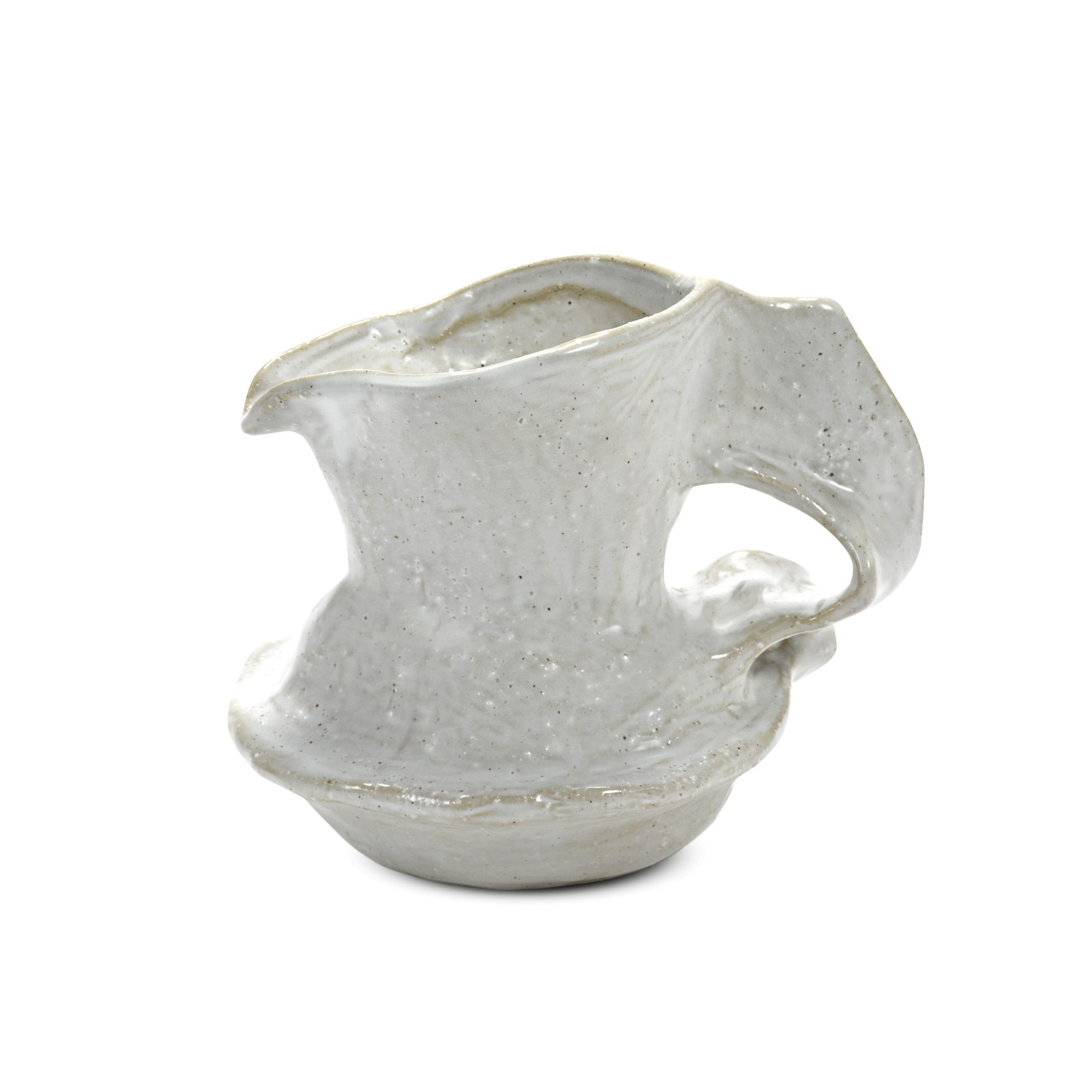 Vase White Rosie 01