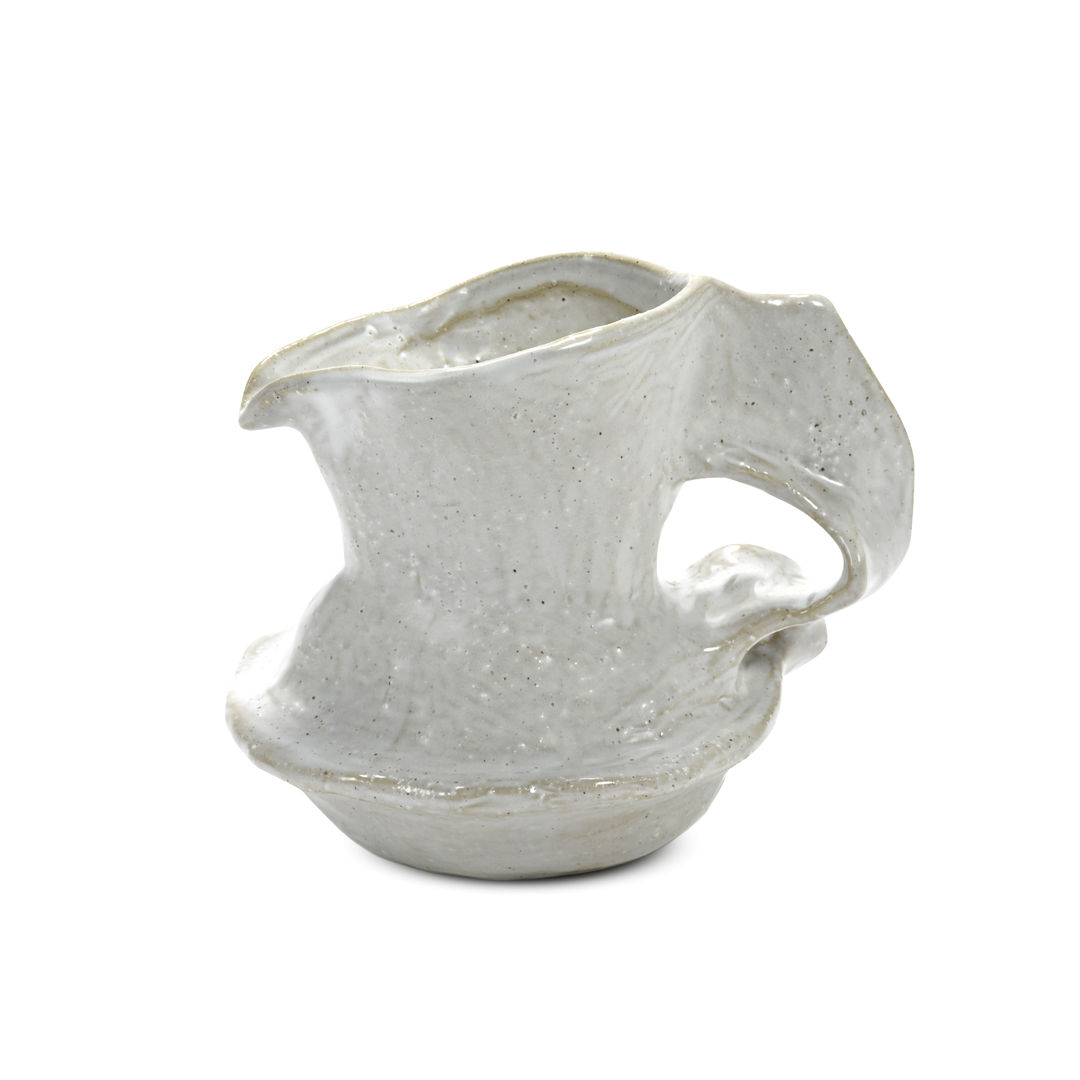 Vase White Rosie 01
