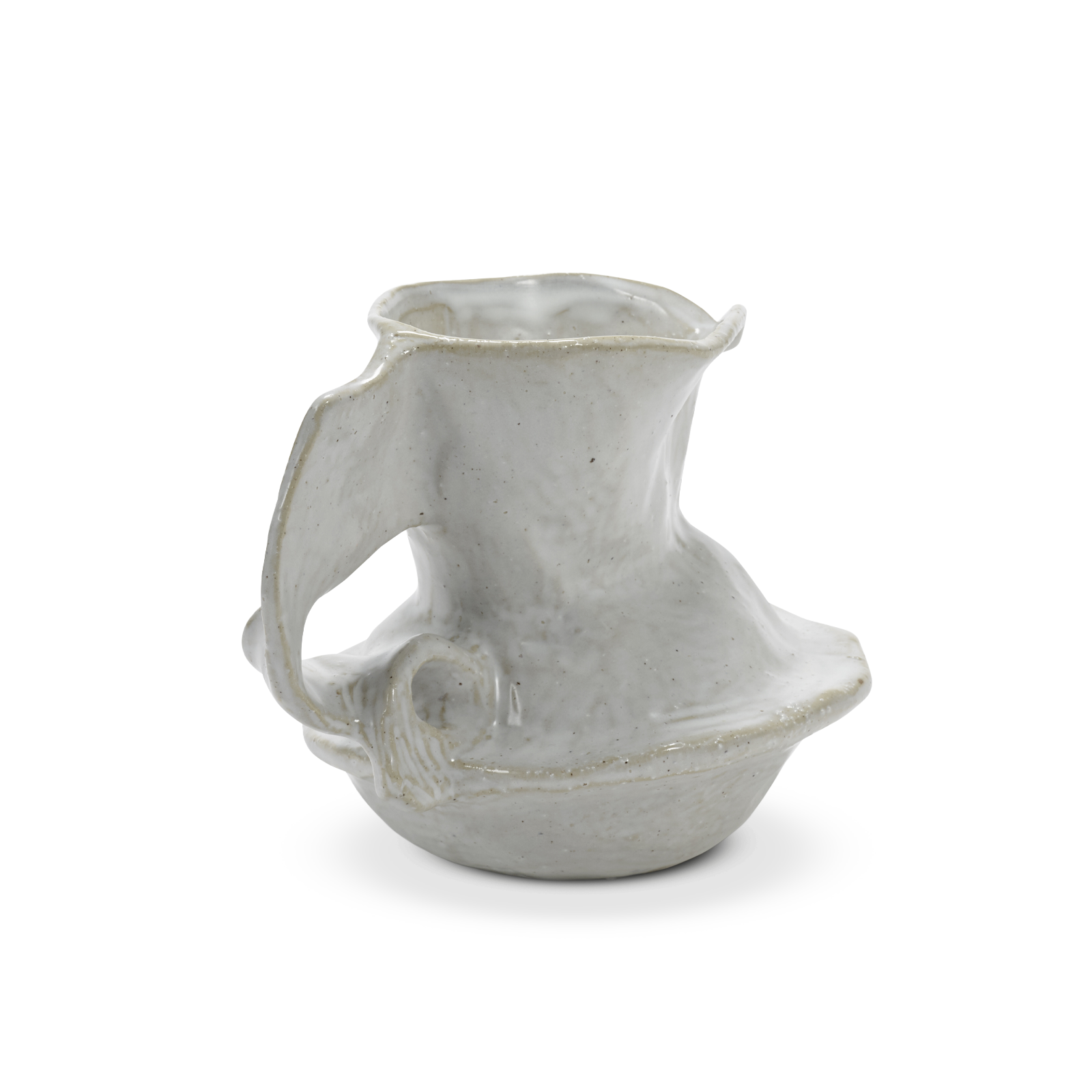 Vase White Rosie 01 back