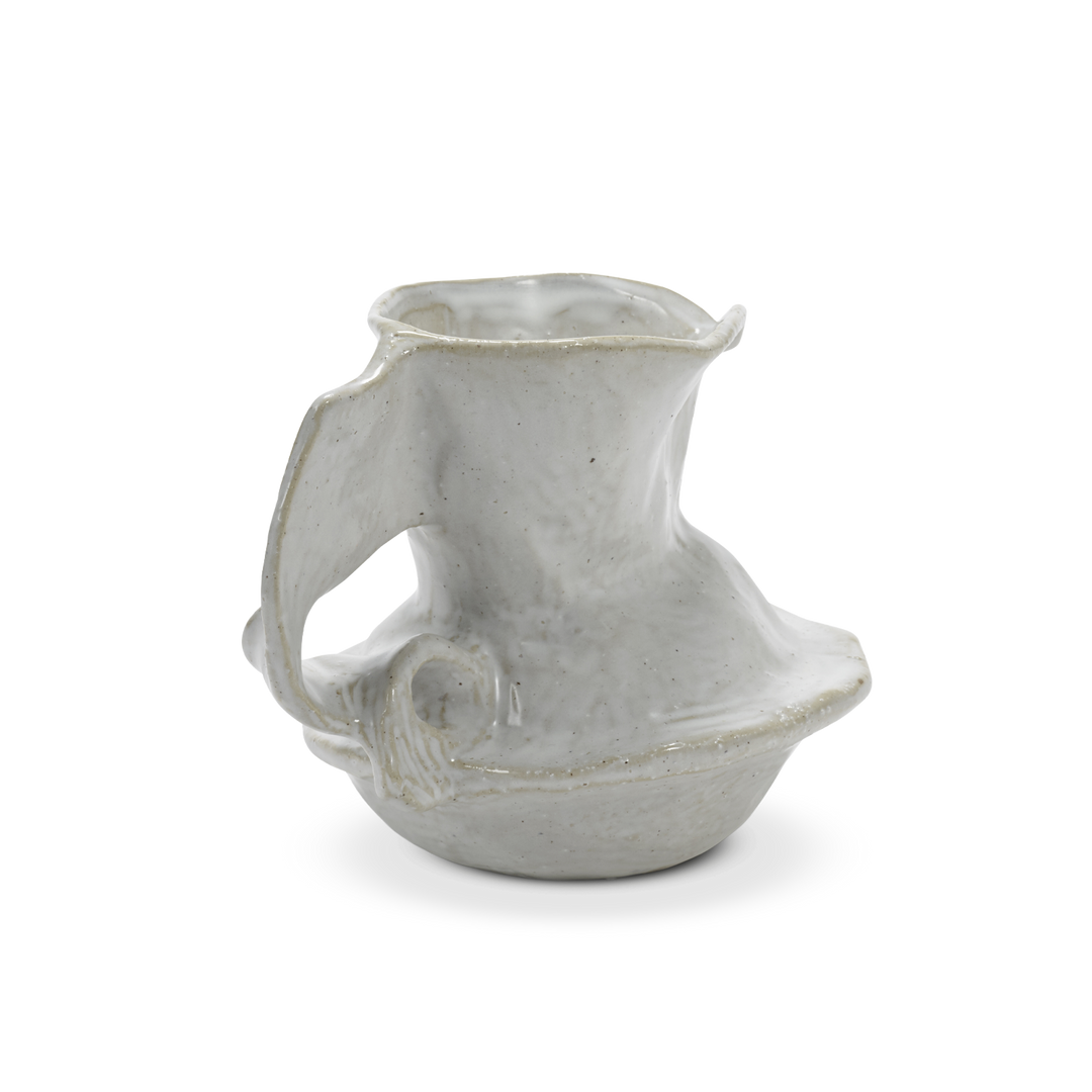 Vase White Rosie 01 back