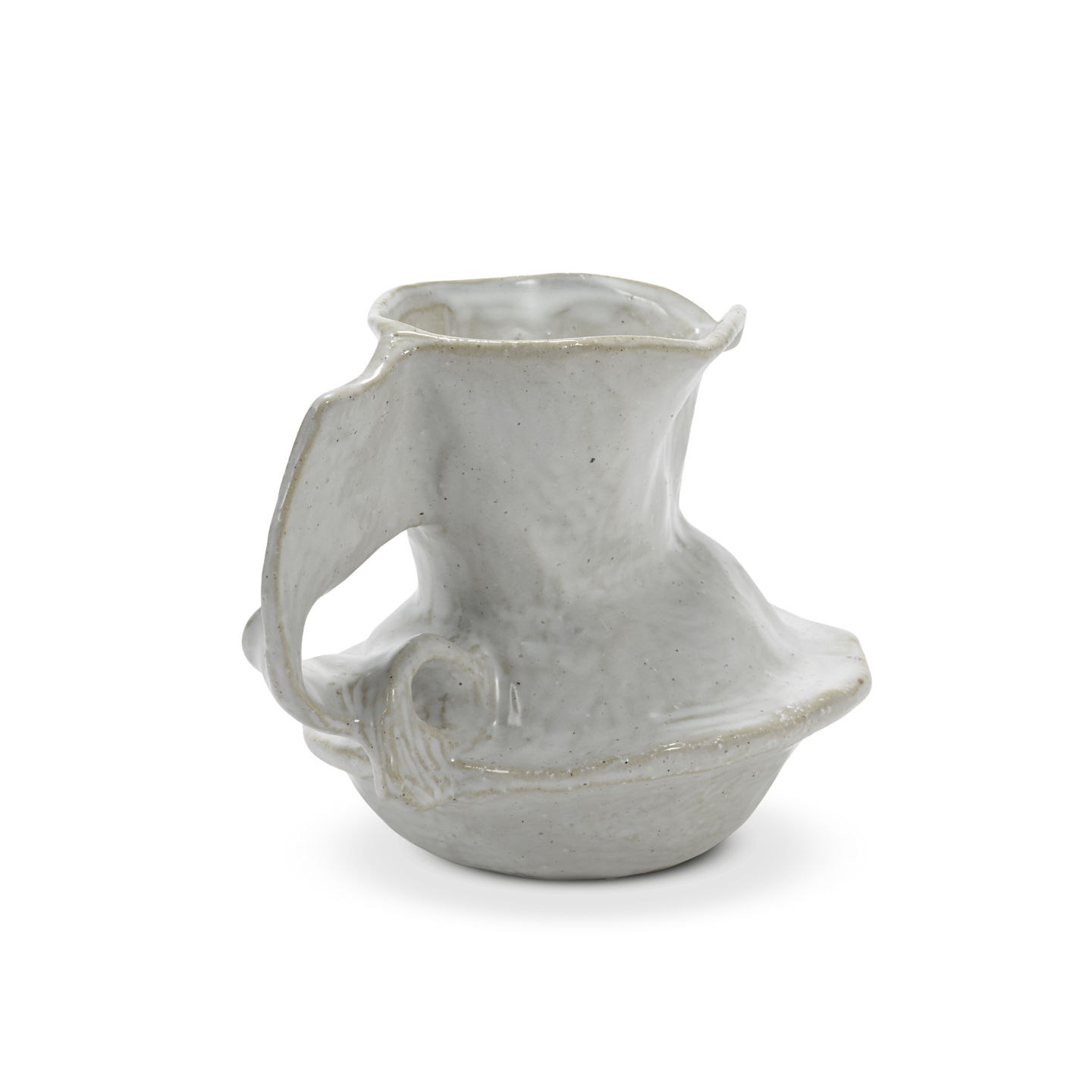 Vase White Rosie 01 back