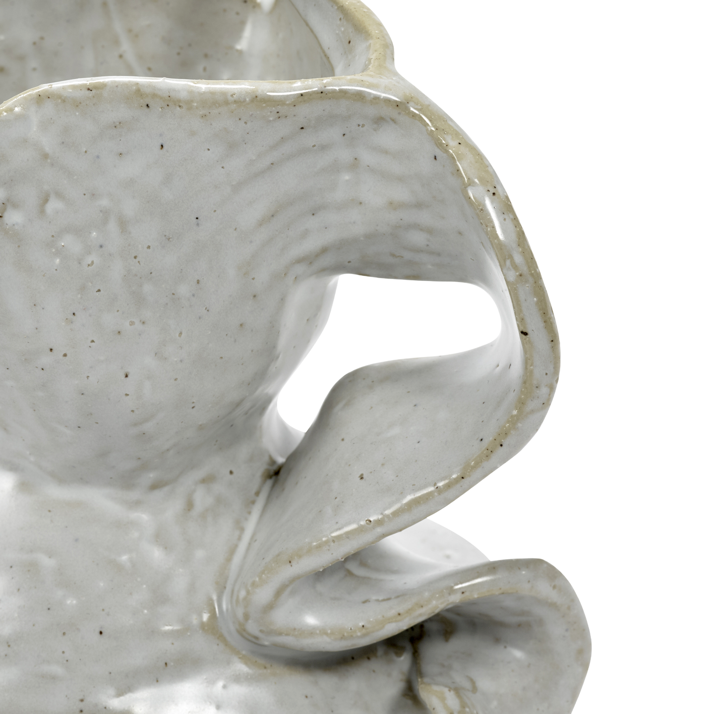 Vase White Rosie 02
