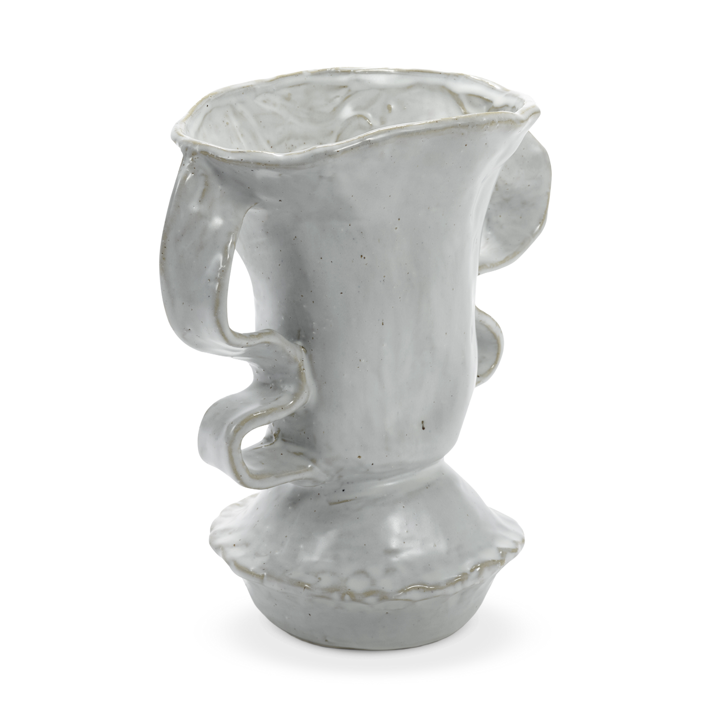 Vase White Rosie 03
