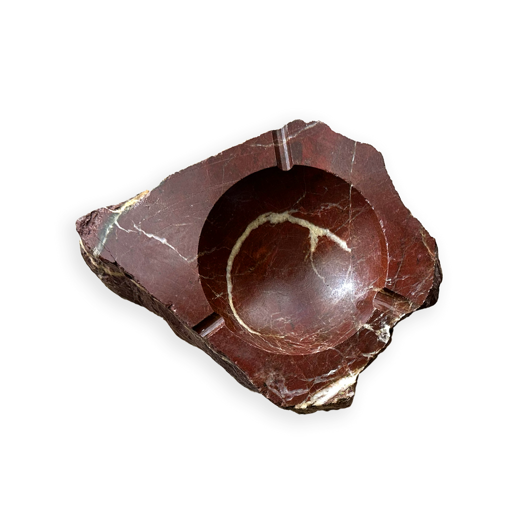 Vintage Red Marble Catchall 