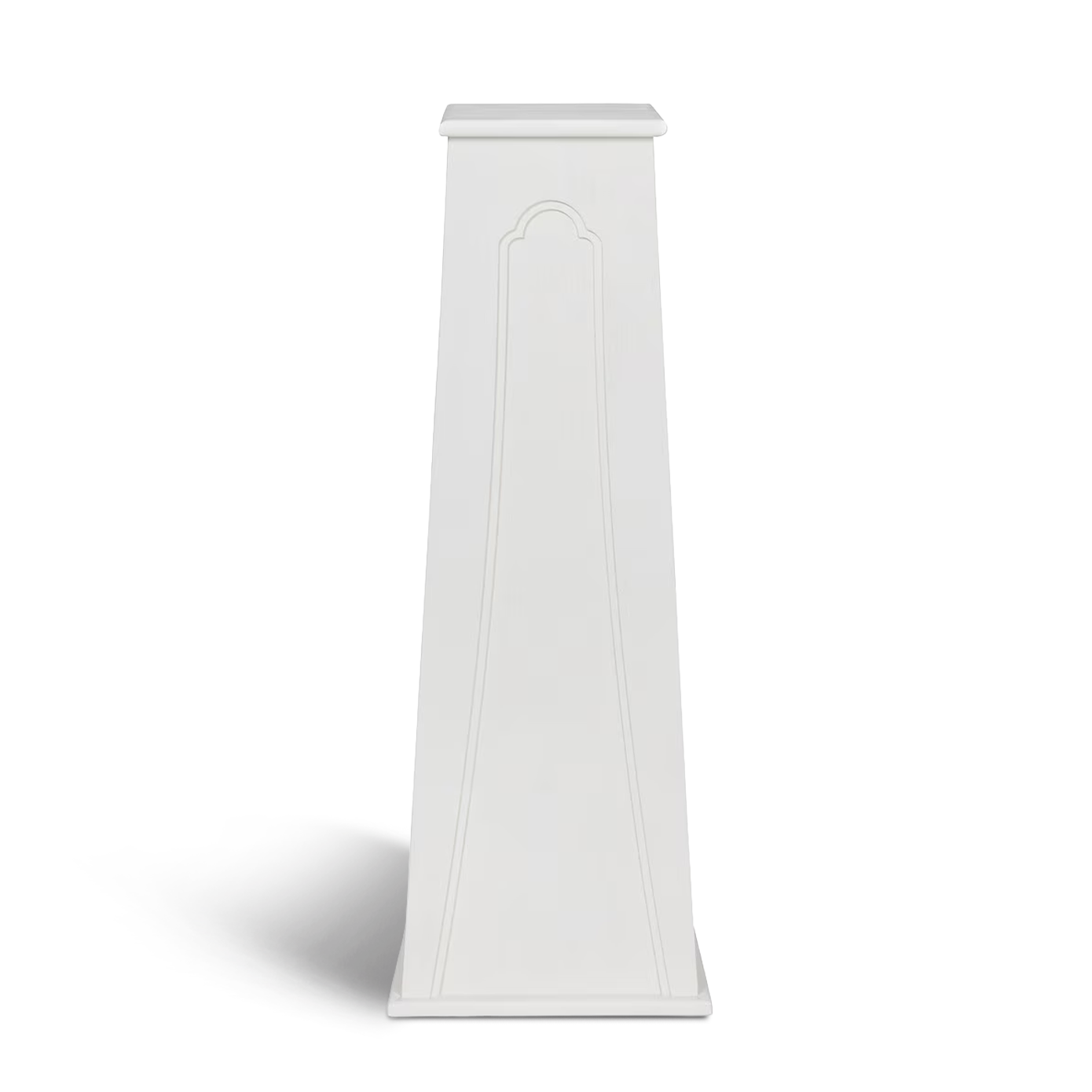 Whitewashed Wood Pedestal